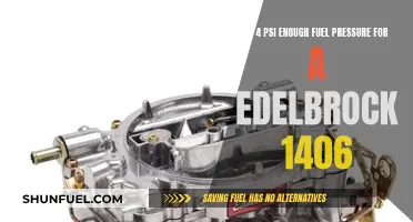 Fuel Pressure Requirements: Edelbrock 1406 and the 4 PSI Question