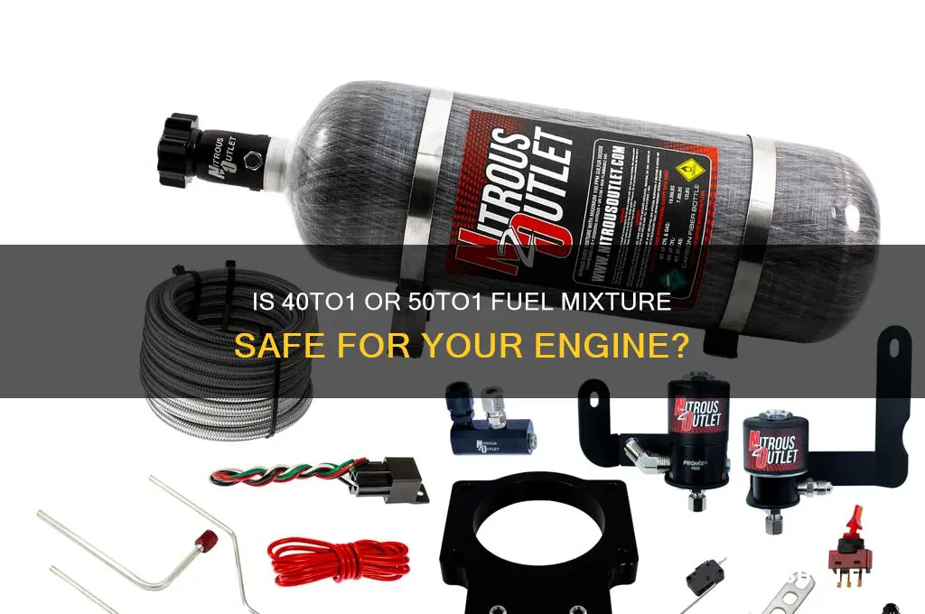 is 40to1 50to1 fuel safe to use