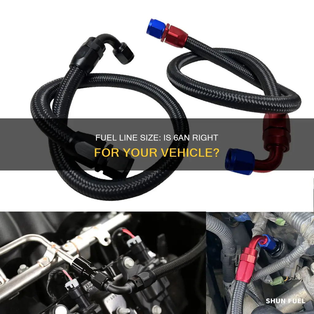 is 6an fuel line 1 2 inch