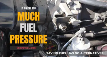 Ideal Fuel Pressure: Is 80 psi Too Much?