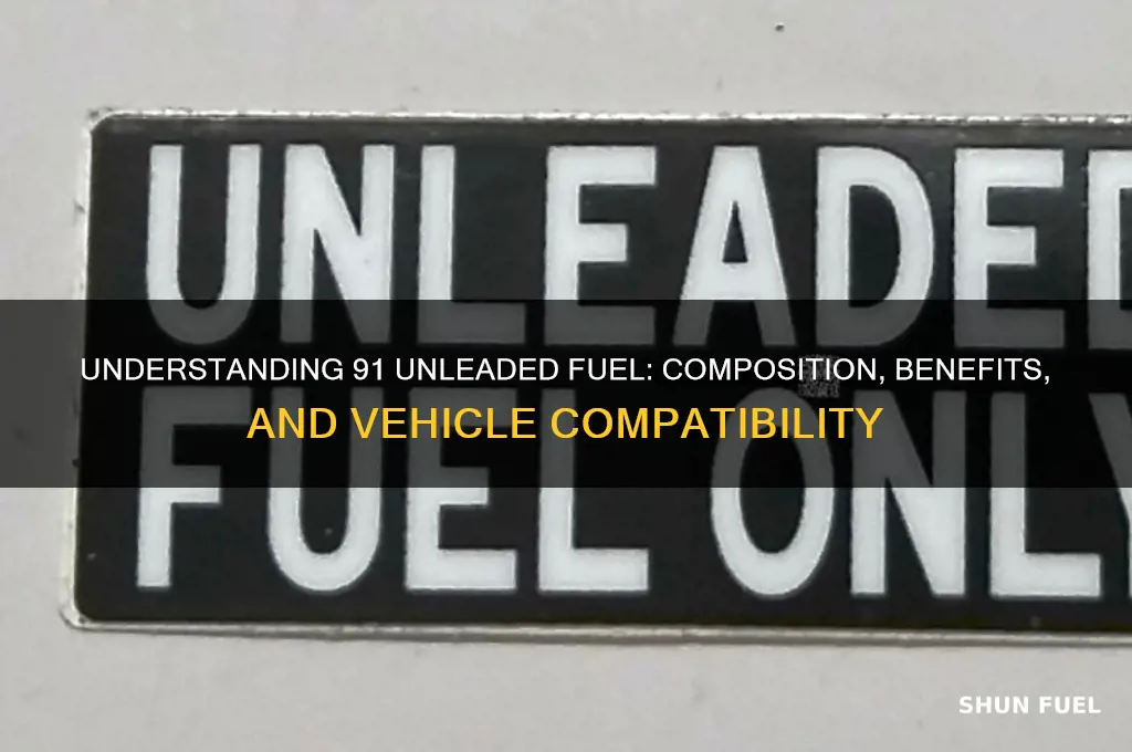 is 91 fuel unleaded