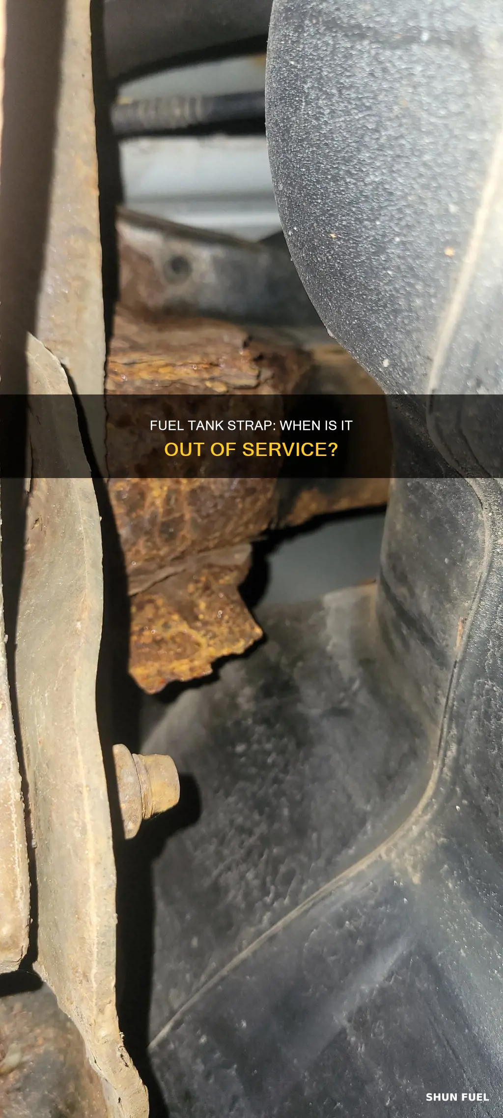 is a broken fuel tank strap a out of service