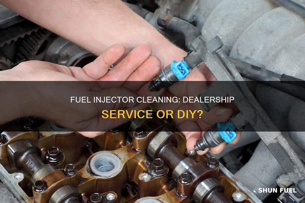 is a car dealer fuel injector cleaning service necessary