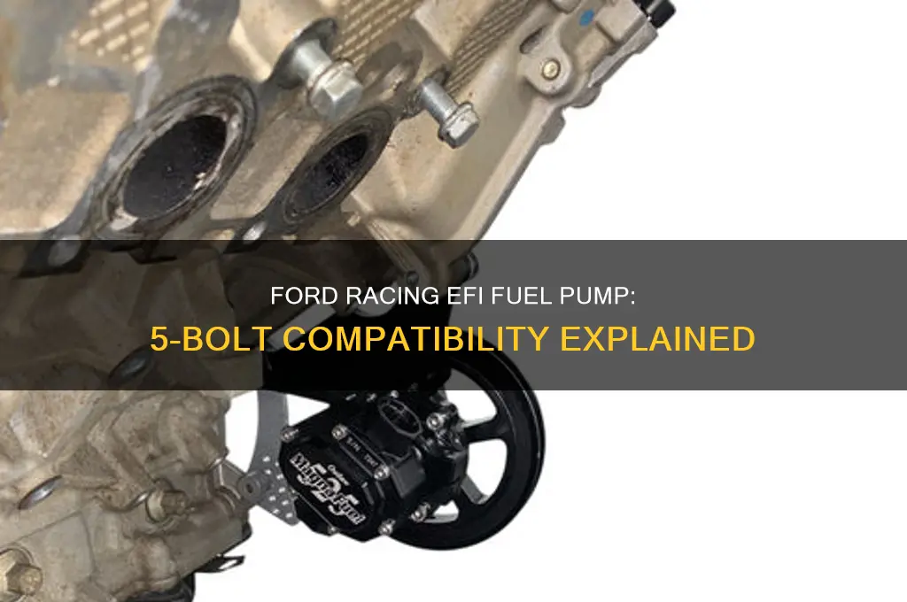 is a ford racing efi fuel pump a 5 bolt