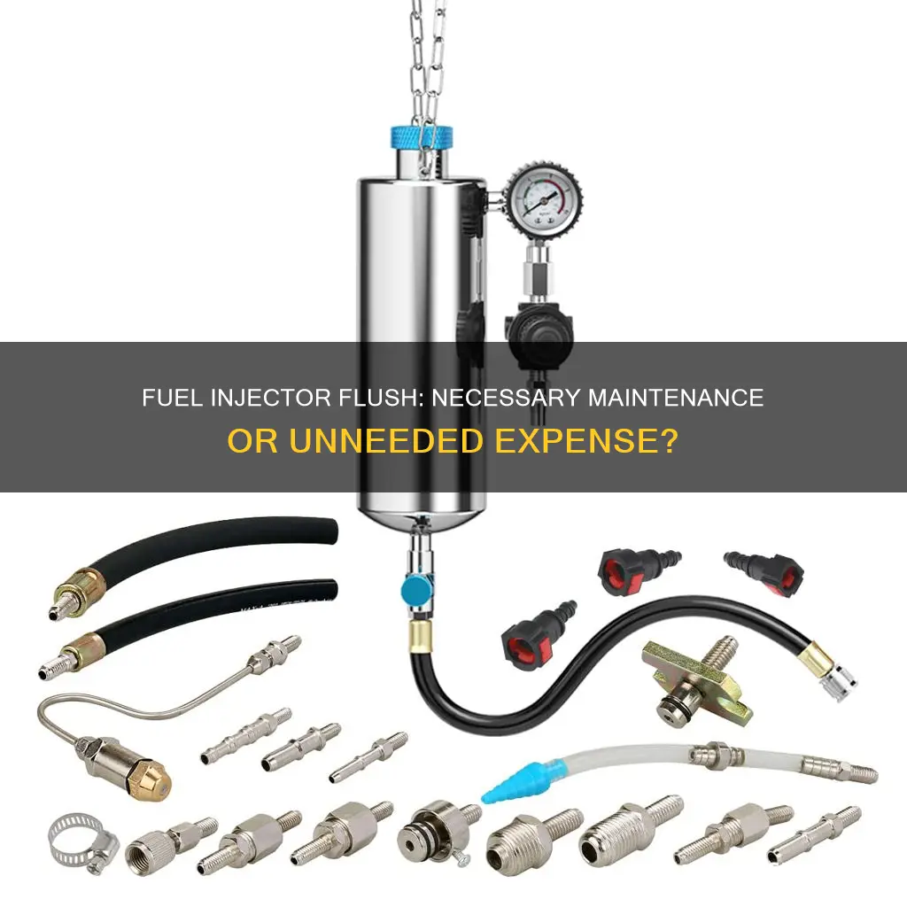 is a fuel injector flush necessary