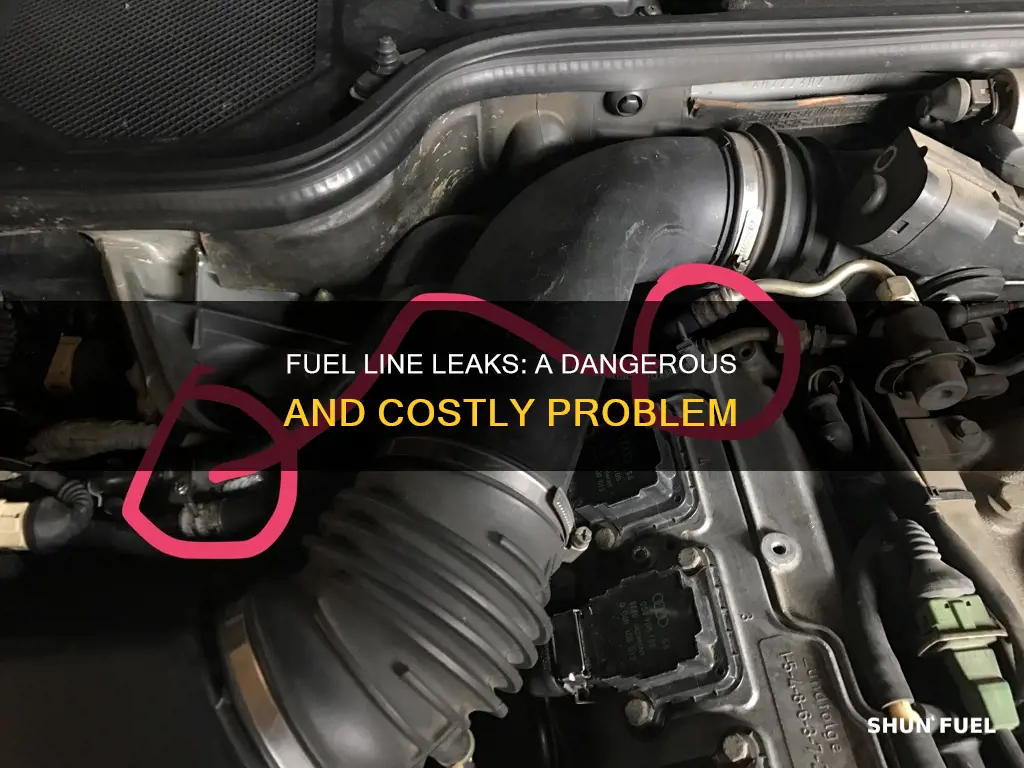 is a fuel line leak dangerous