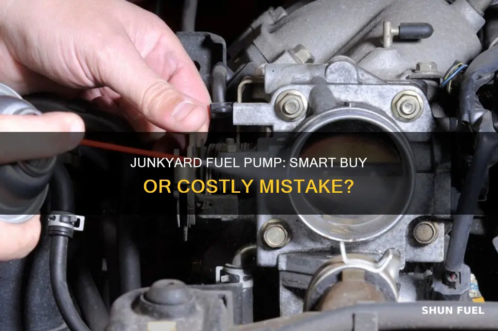is a fuel pump at the junkyard a good buy