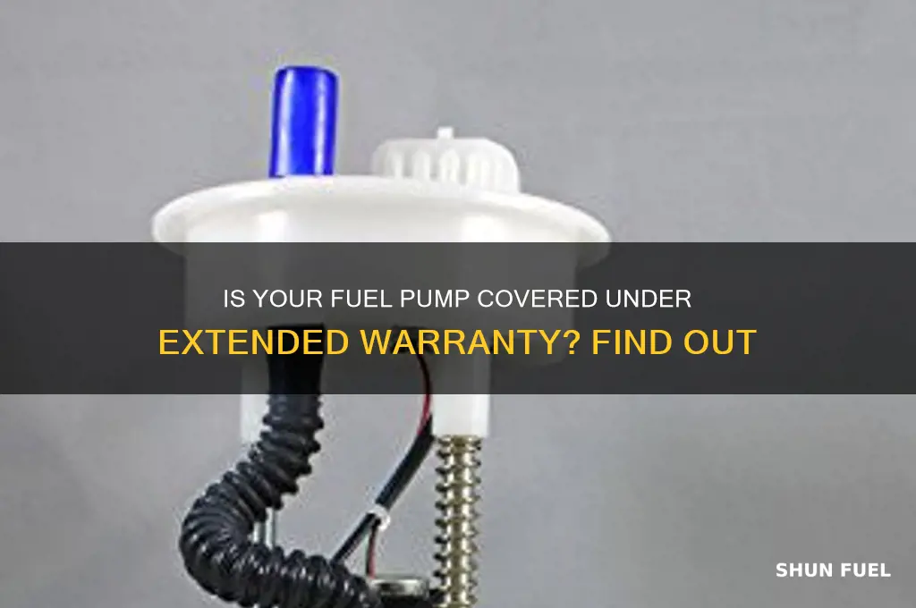 is a fuel pump covered under extended warranty