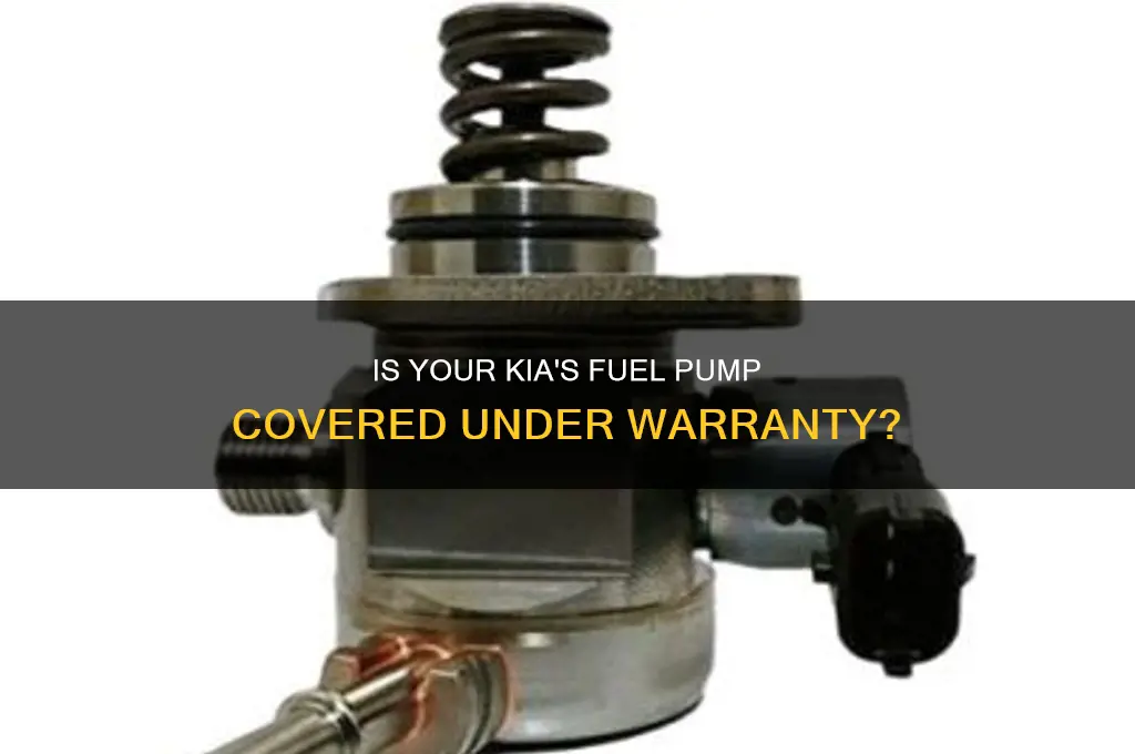 is a fuel pump covered under kia warranty