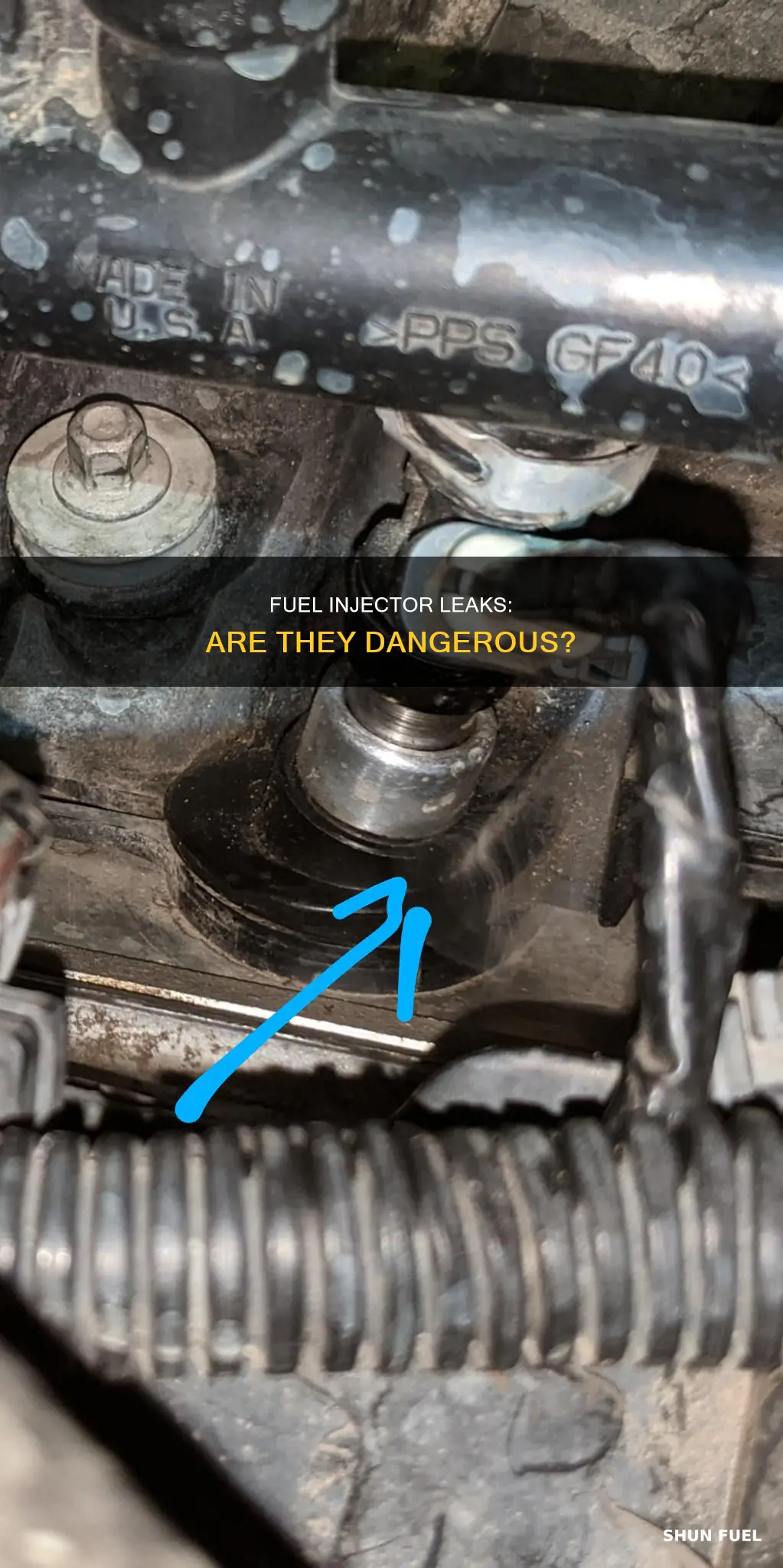 is a leaking fuel injector dangerous