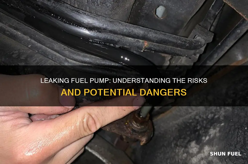 is a leaking fuel pump dangerous