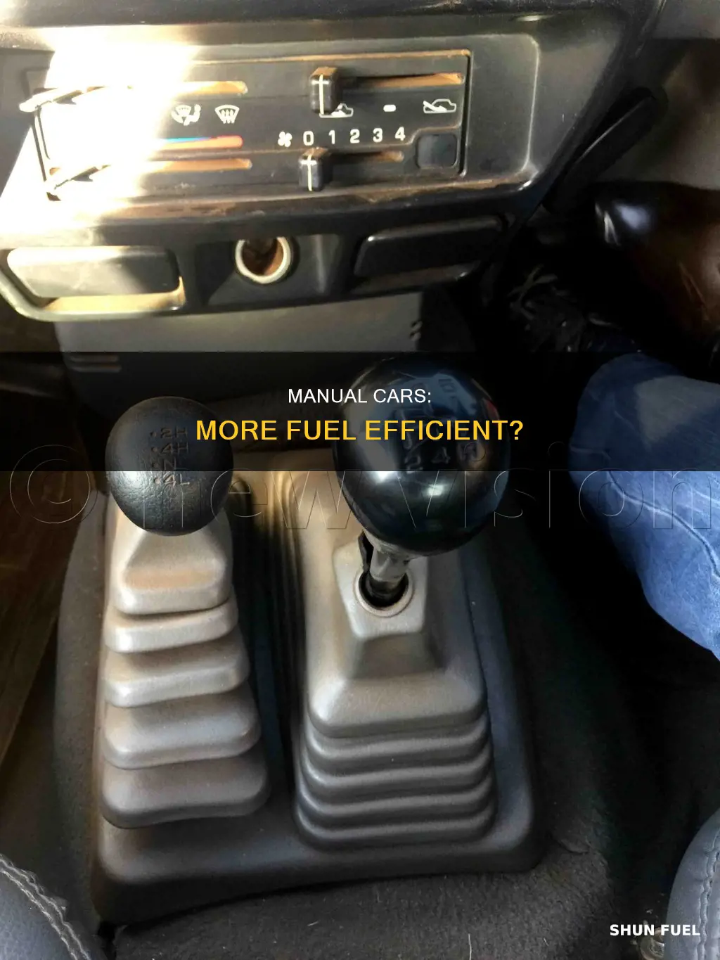 is a manual car more fuel efficient