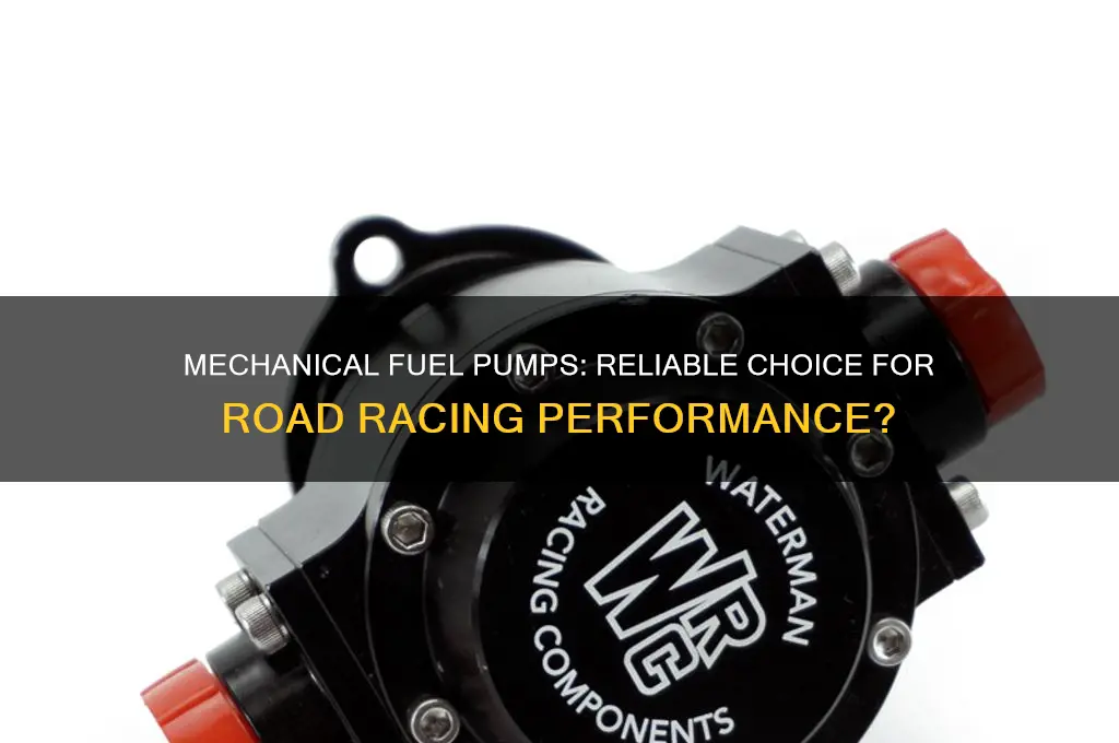 is a mechanical fuel pump good for road racing