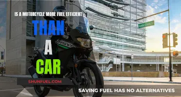 Motorcycles: Fuel Efficiency Champs Compared to Cars?