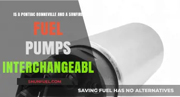 Can Pontiac Bonneville and Sunfire Fuel Pumps Be Swapped?