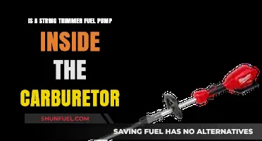 Is the String Trimmer Fuel Pump Located Inside the Carburetor?