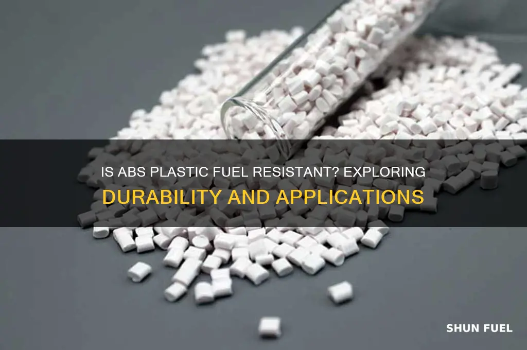 is abs plastic fuel resistant