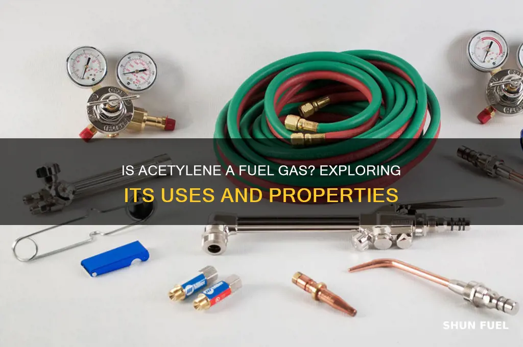 is acetylene a fuel gas