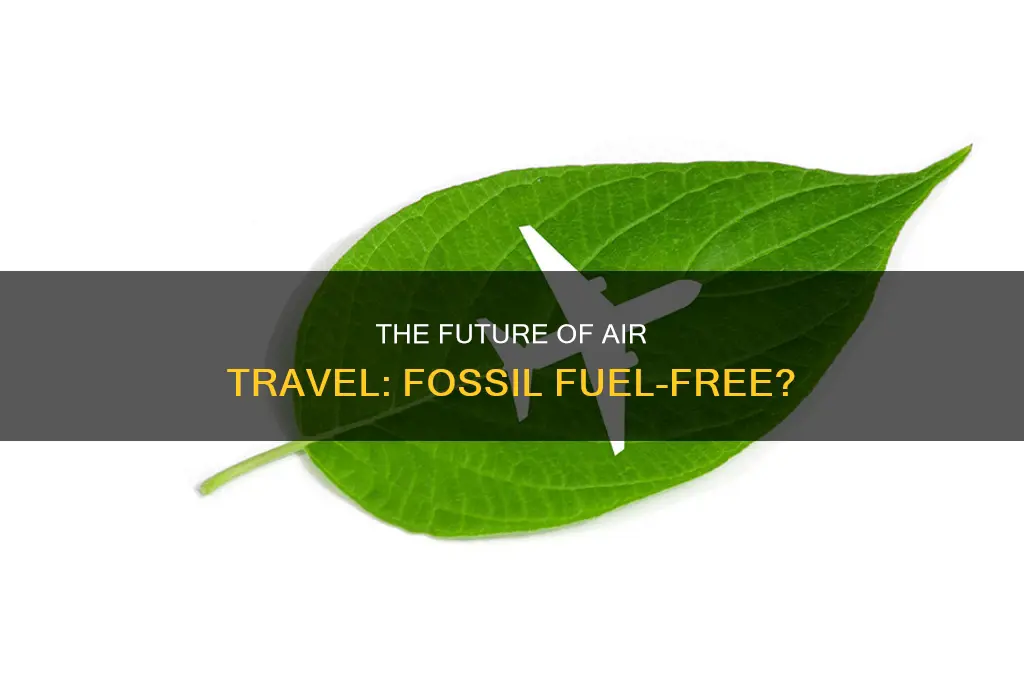 is air travel possible without fossil fuels