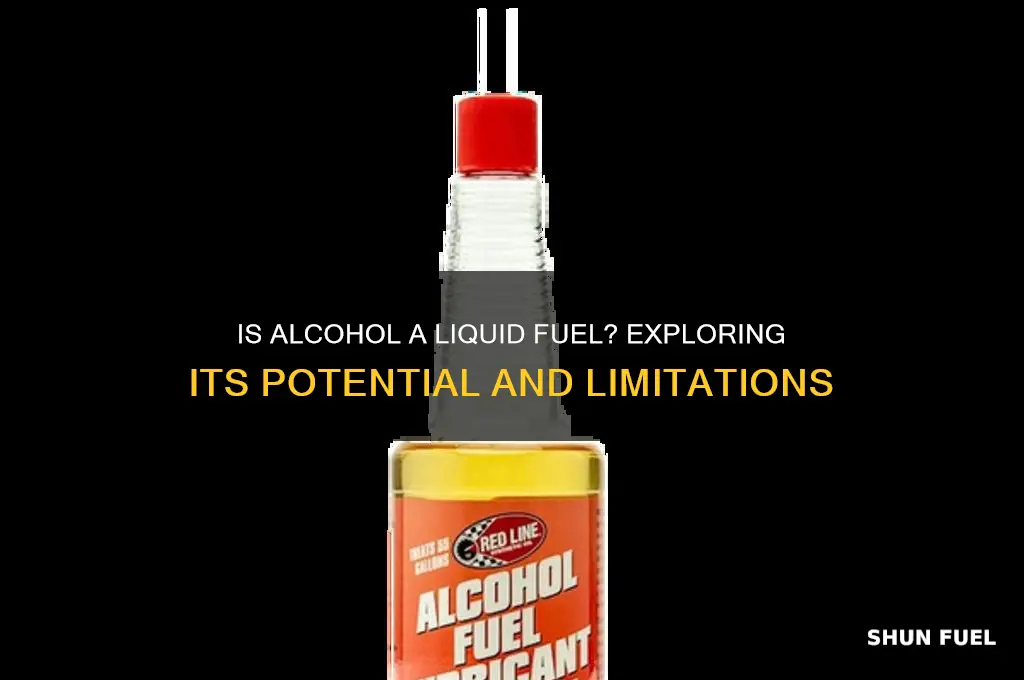 is alcohol a liquid fuel