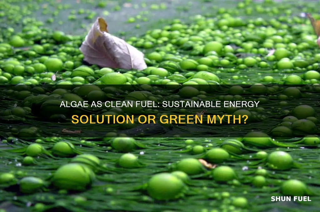 is algae a clean fuel