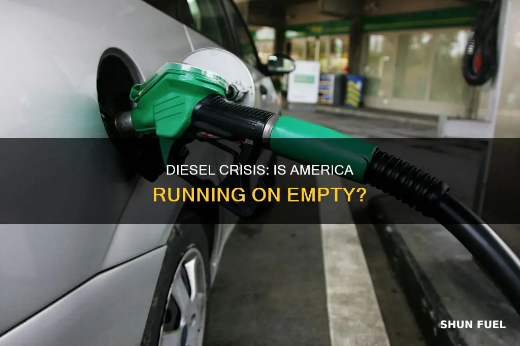 is america about to run out of diesel fuel