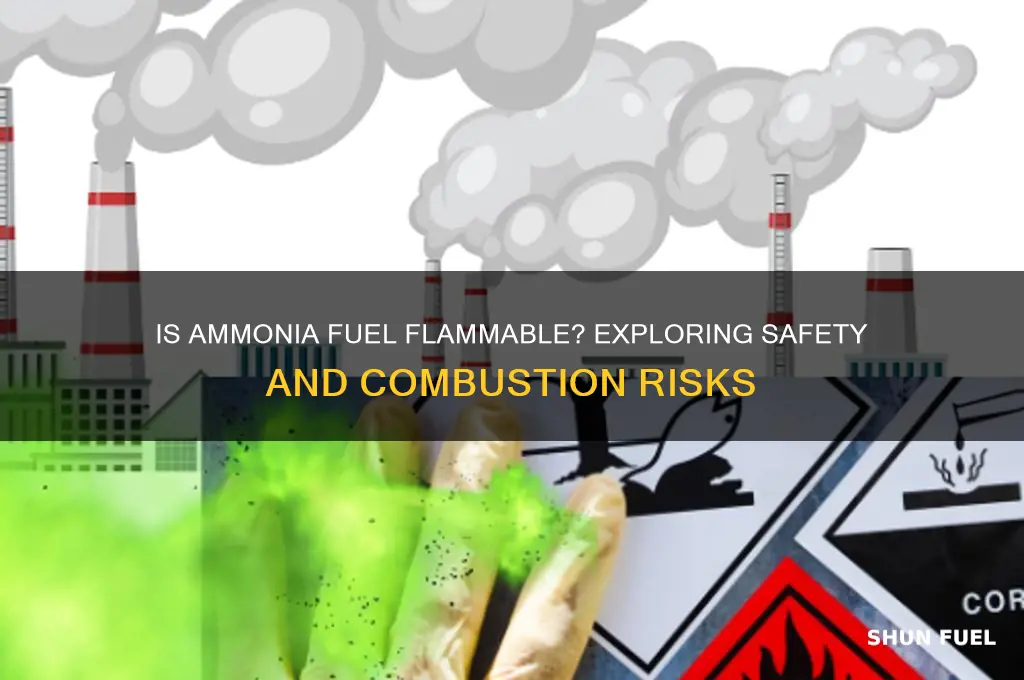 is ammonia fuel flammable