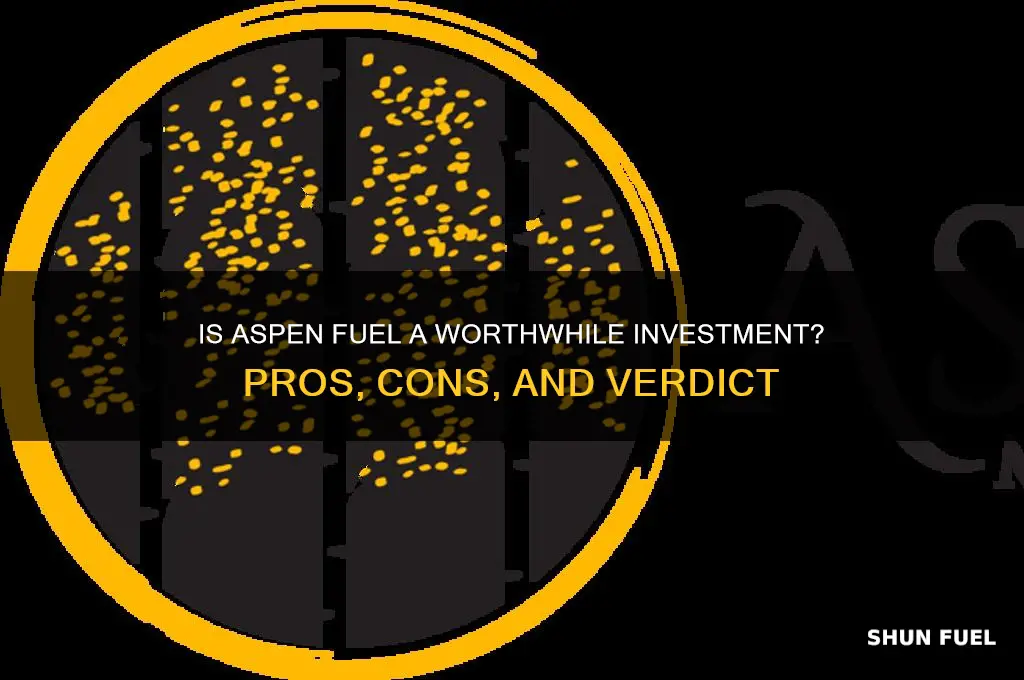 is aspen fuel worth it
