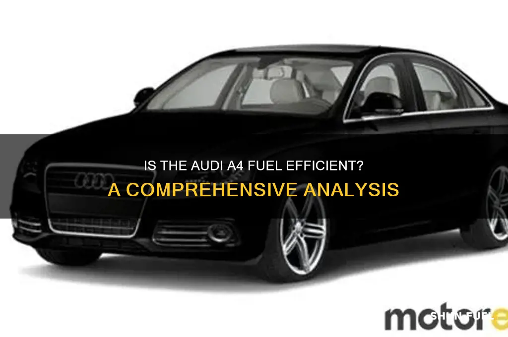is audi a4 fuel efficient