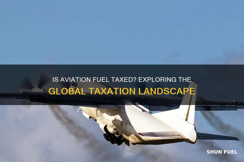 is aviation fuel taxed