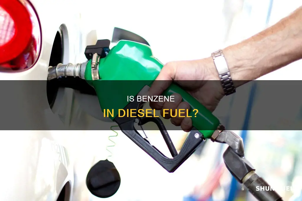 is benzene found in diesel fuel