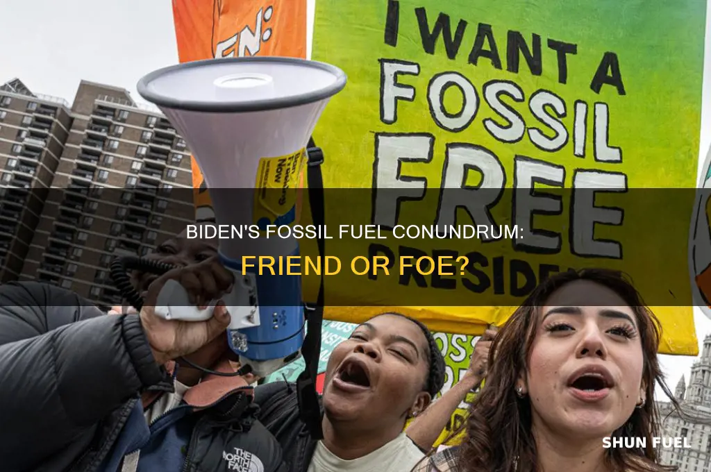 is biden against fossil fuel