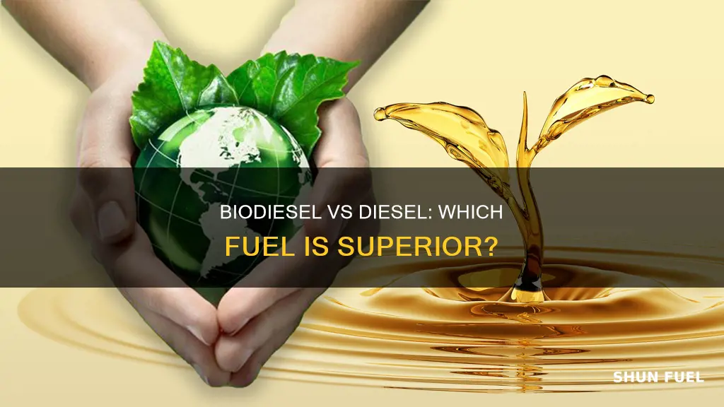 is biodiesel a better fuel than diesel from crude oil