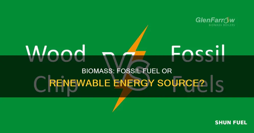 is biomass a fossil fuel