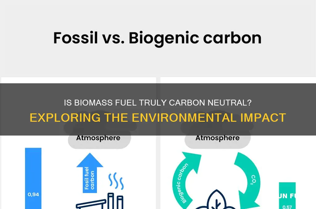 is biomass fuel carbon neutral