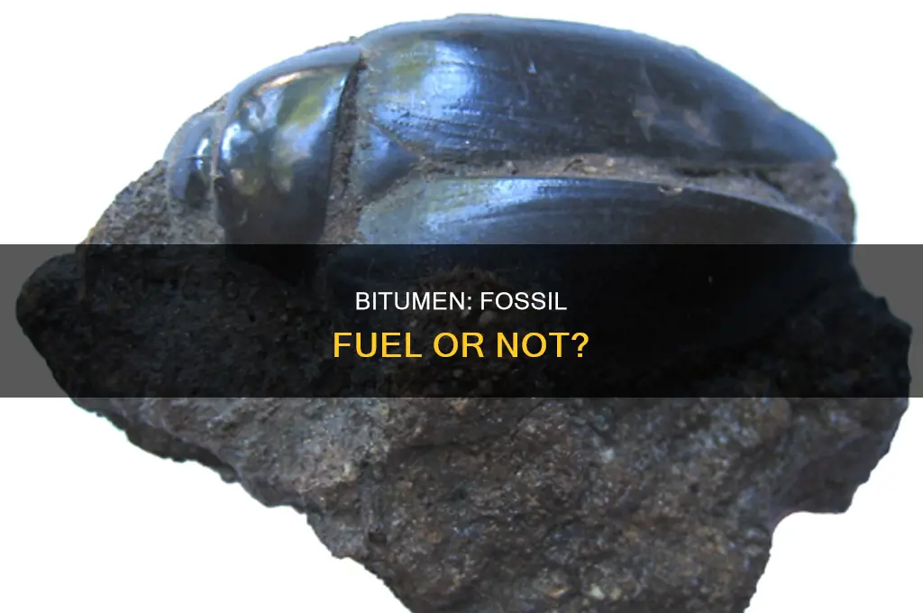 is bitumen a fossil fuel