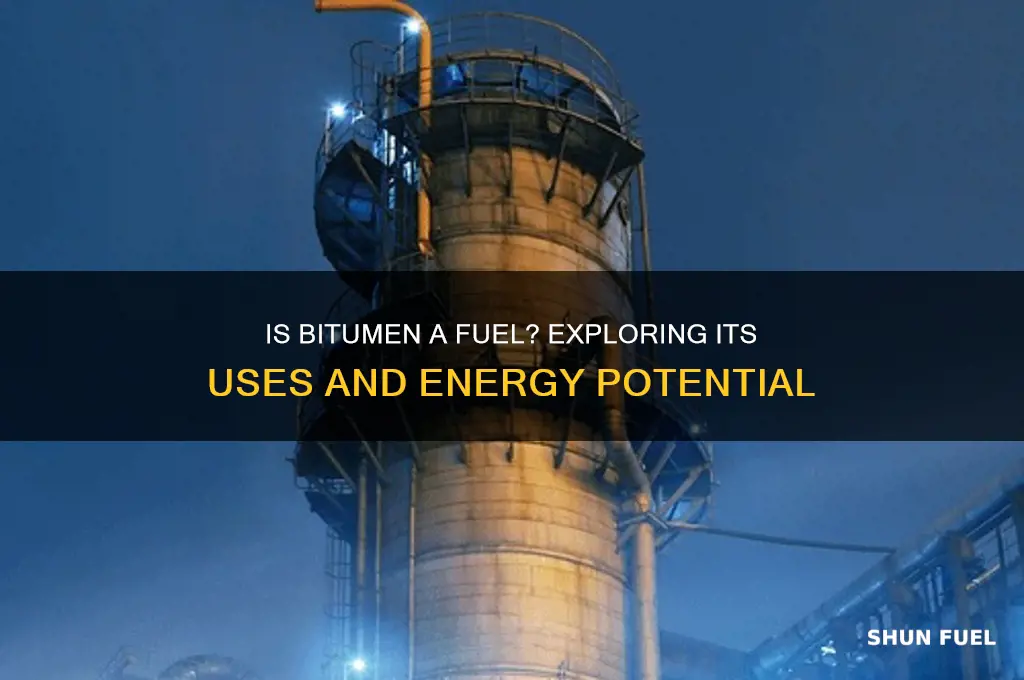 is bitumen a fuel