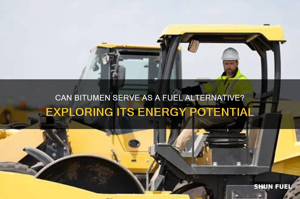is bitumen used as a fuel