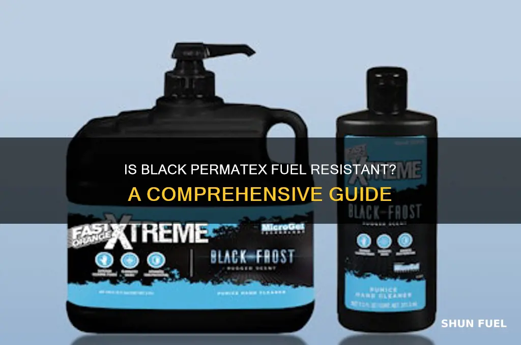is black permatex fuel resistant