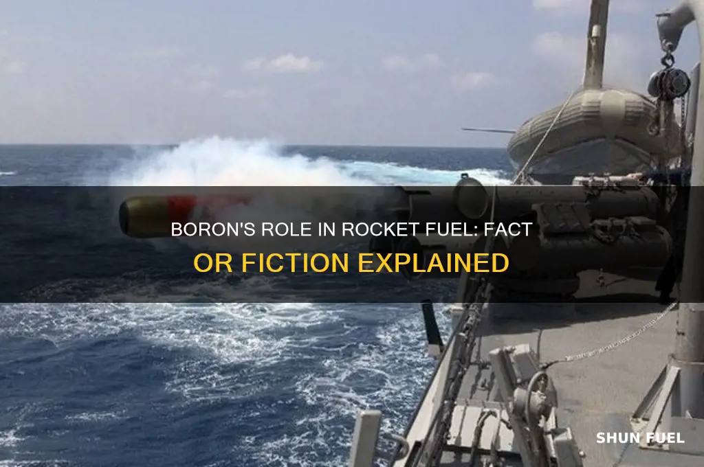is boron used in rocket fuel