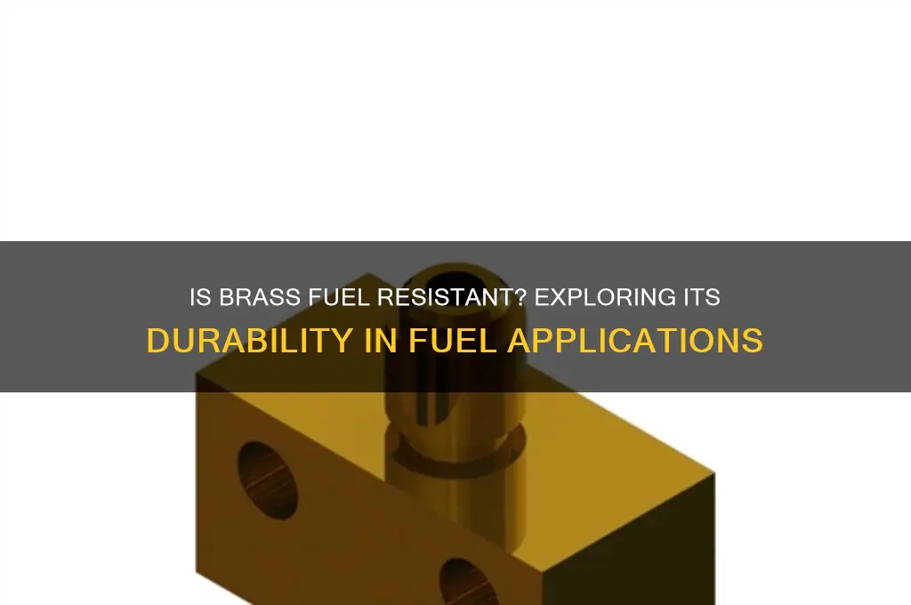 is brass fuel resistant