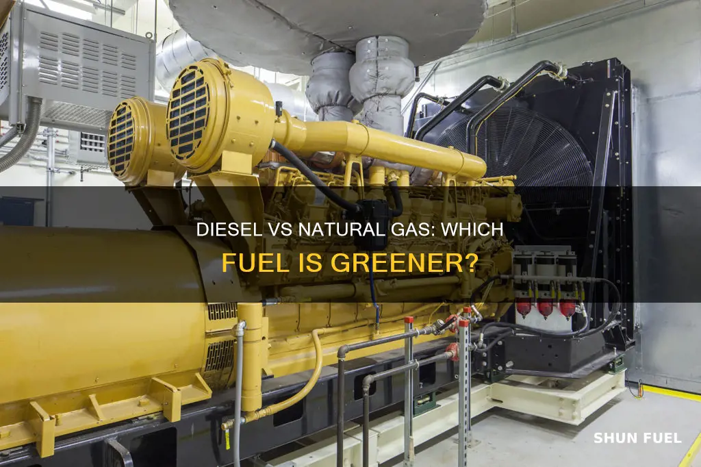 is burning diesel fuel worse than natural gas