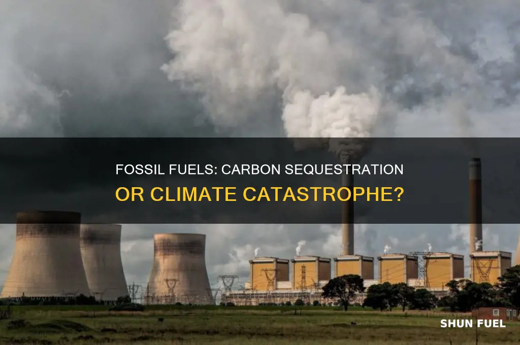 is burning fossil fuels carbon sequestration