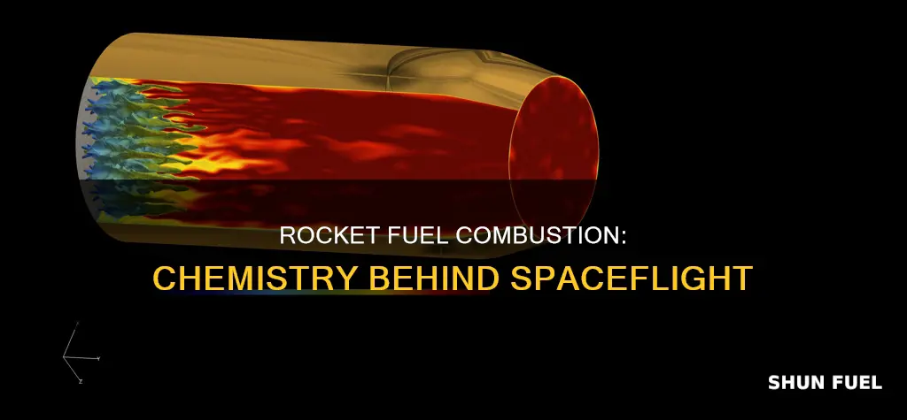 is burning rocket fuel a chemical change