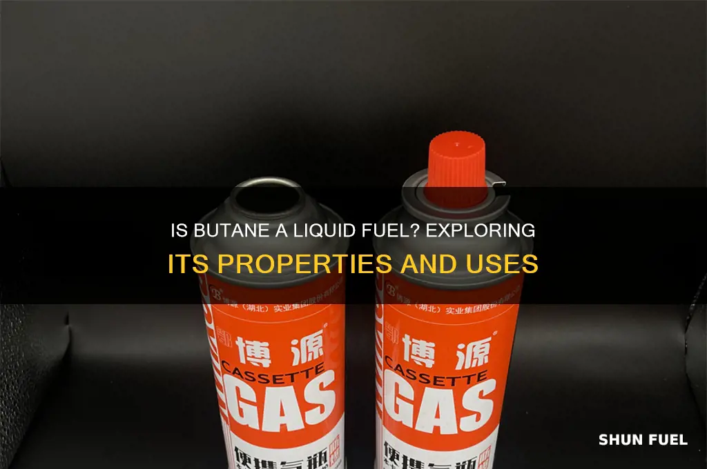 is butane a liquid fuel