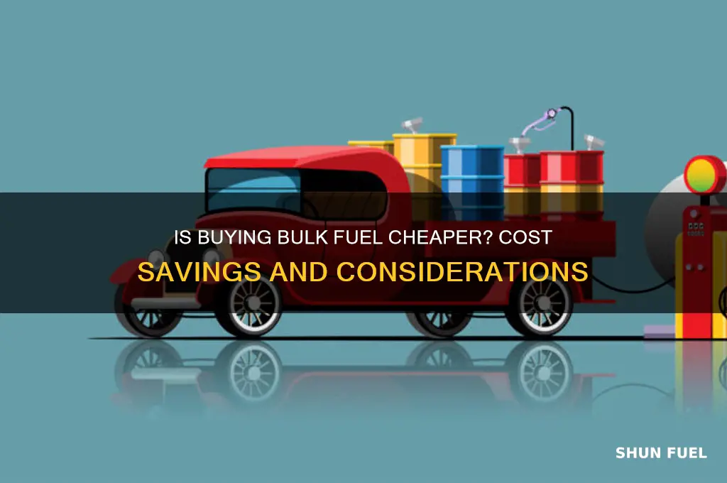 is buying bulk fuel cheaper