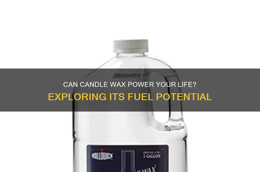 is candle wax a fuel