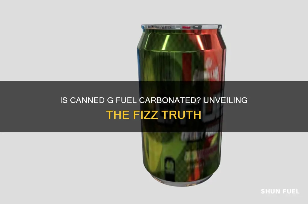 is canned g fuel carbonated