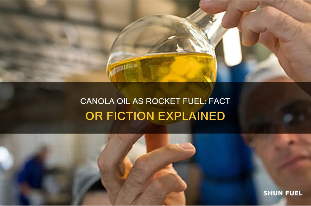 is canola rocket fuel