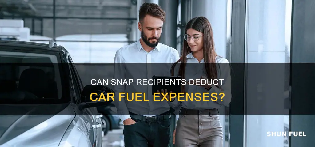 is car fuel deductible in snap